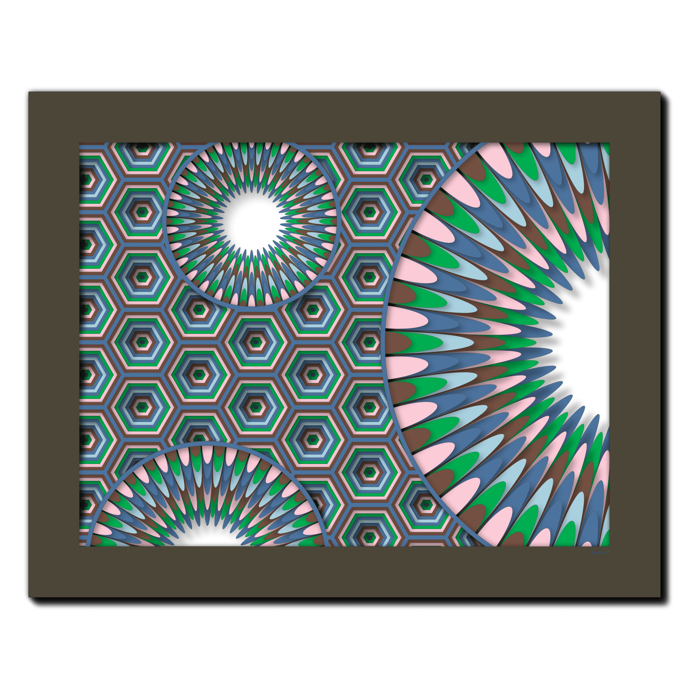 Hexagonal Blossom Enchantment