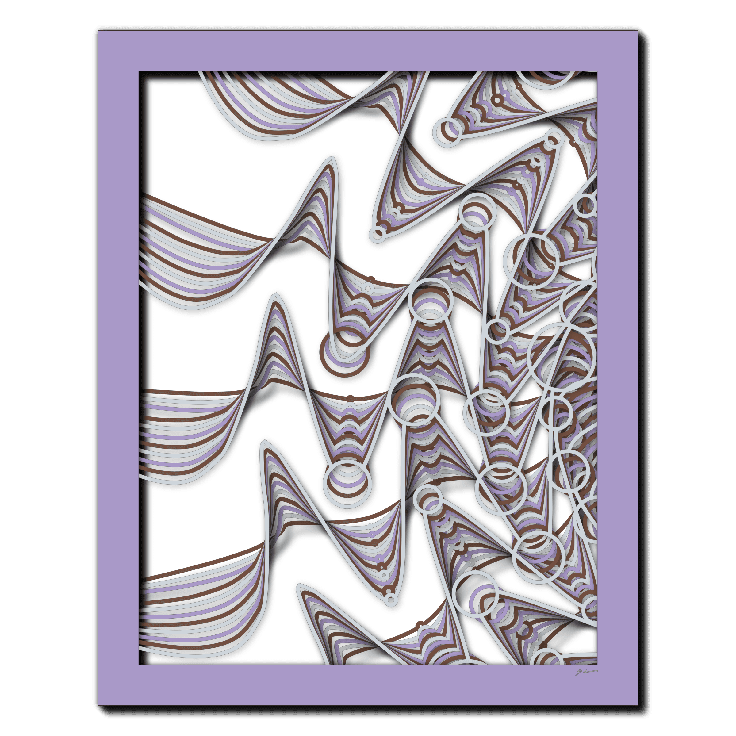 Lavender Cascade