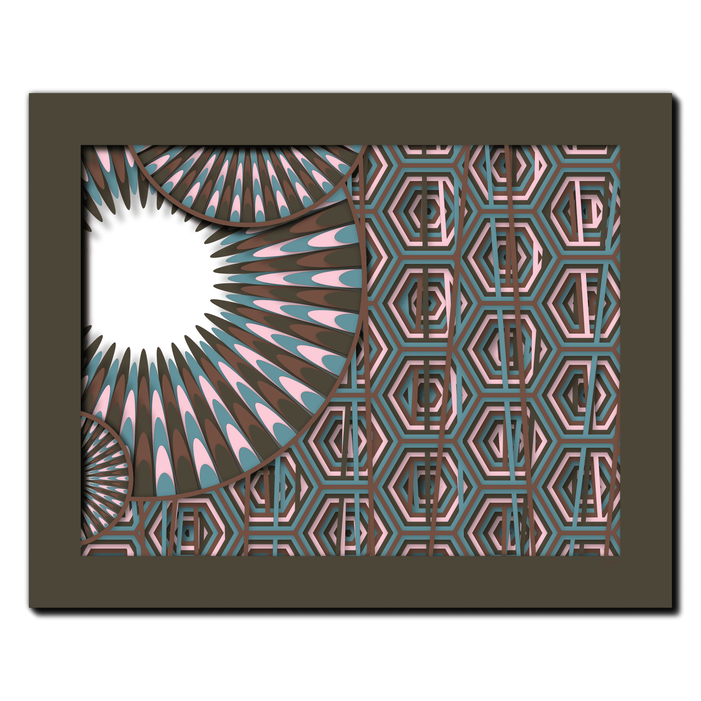 Geometric Sunburst Harmony