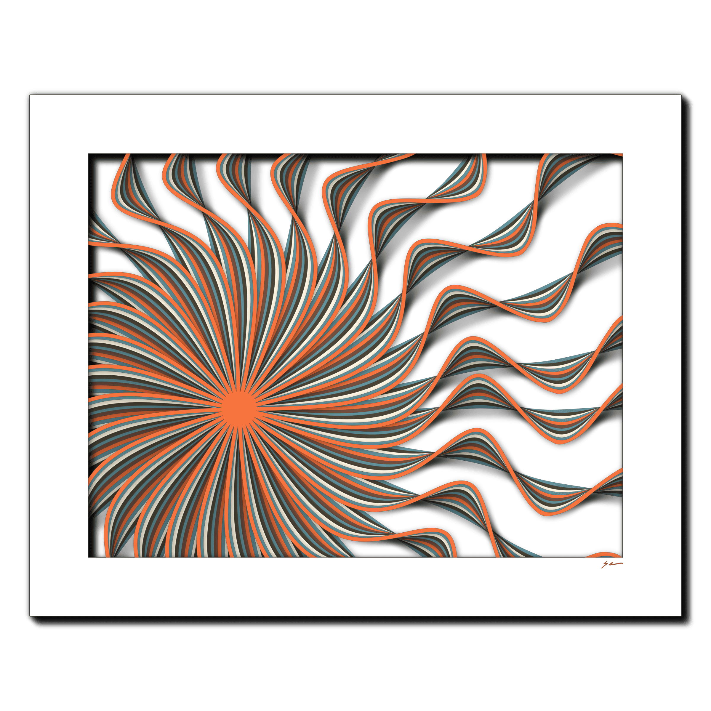 Tangerine Vortex
