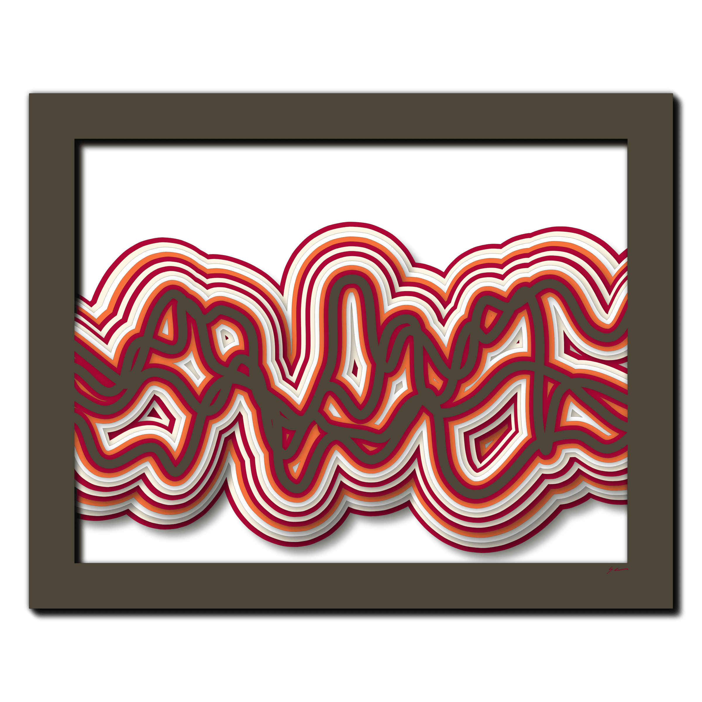Crimson Undulations