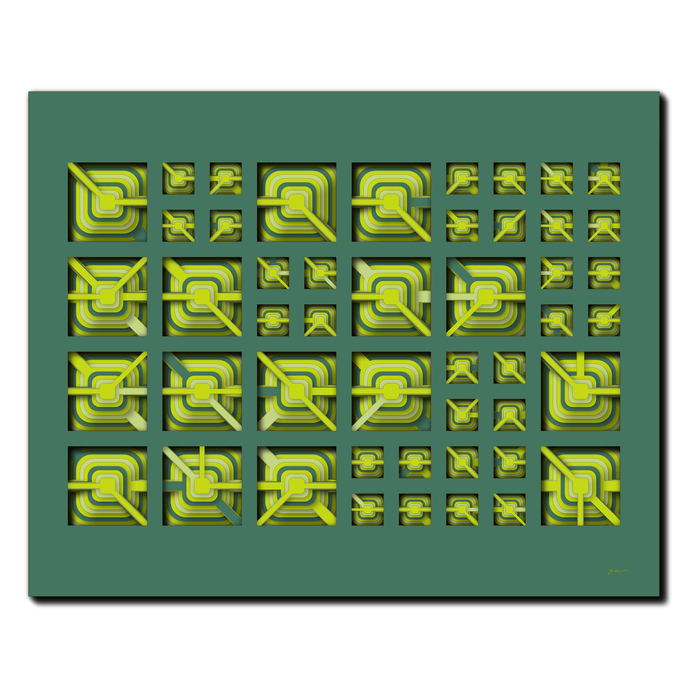 Emerald Puzzle Matrix