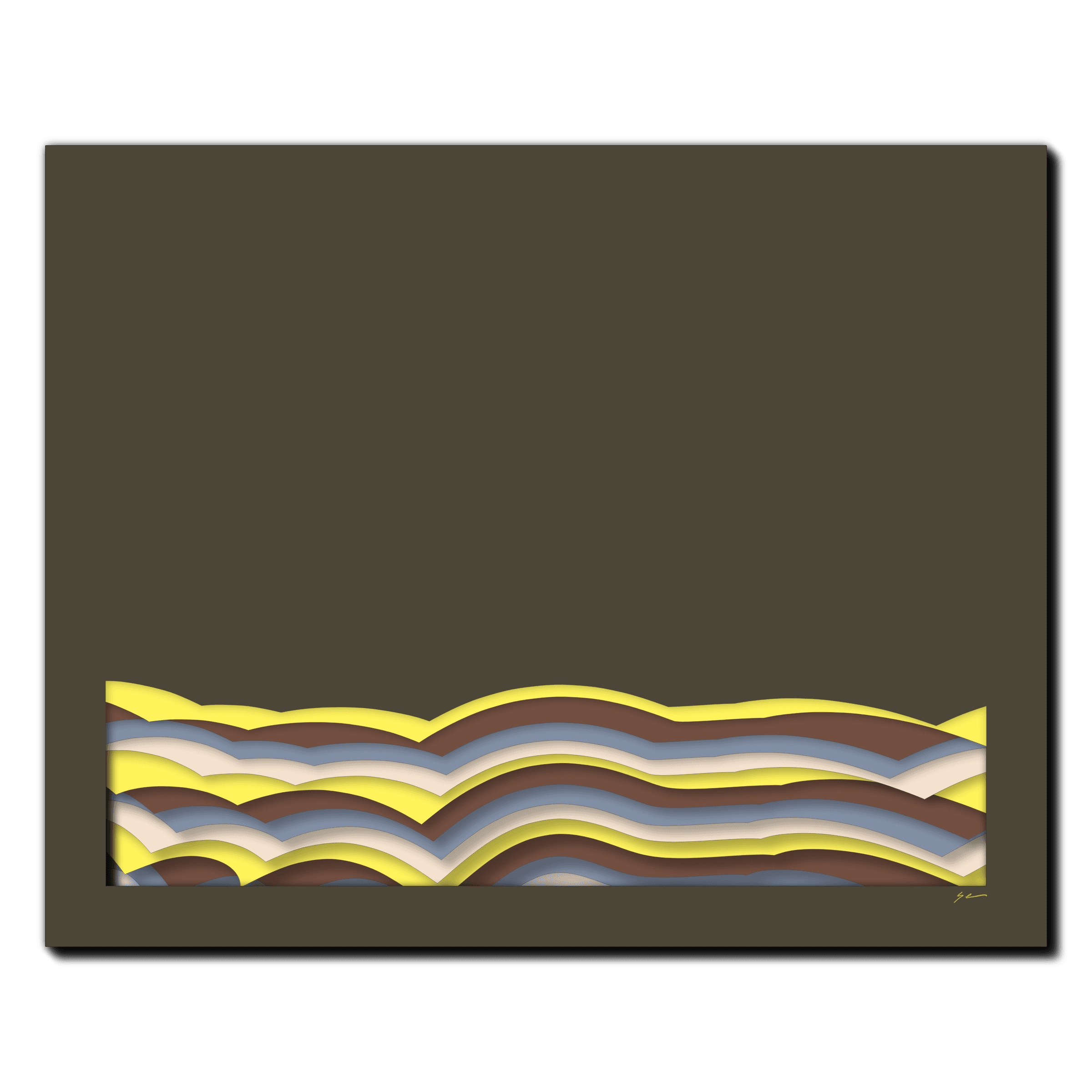 Waves of Mocha Hues